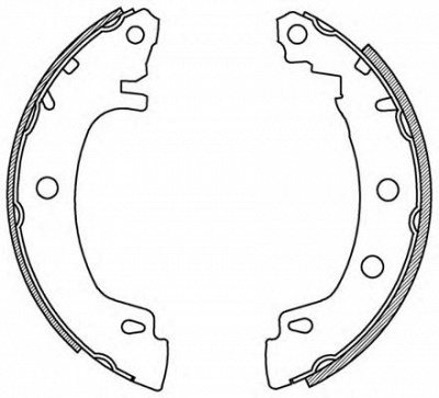 OPEN PARTS bsa215700 -  Комплект тормозных колодок